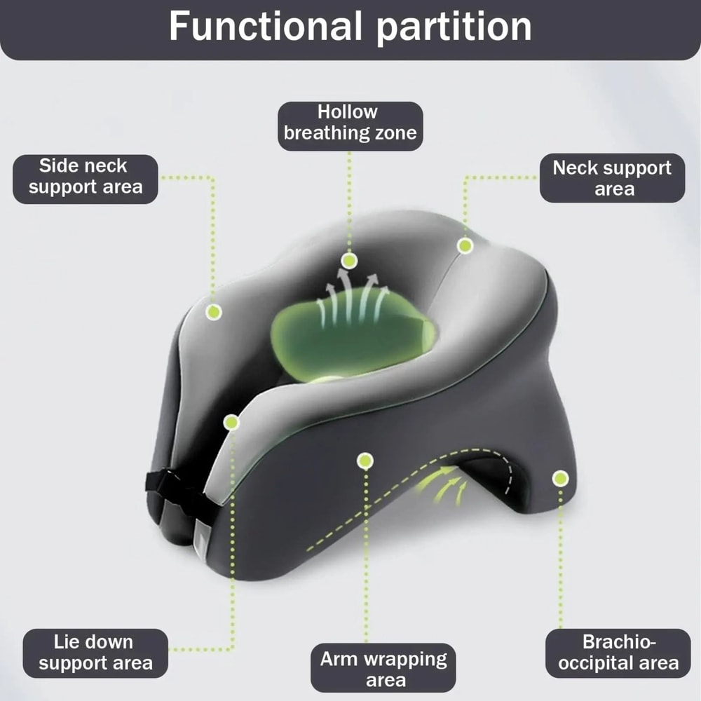 HighFidelity 2in1 Face Down Travel Pillow 1