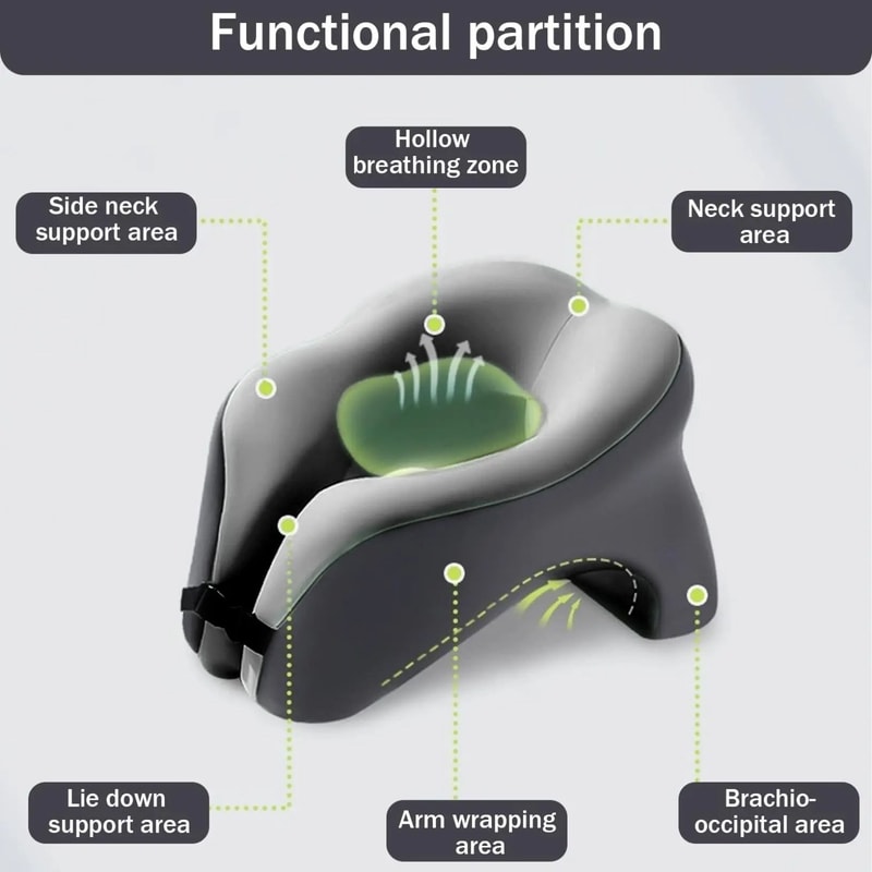 HighFidelity 2in1 Face Down Travel Pillow 1