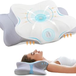 ergonomic memory foam orthopedic cervical pillow