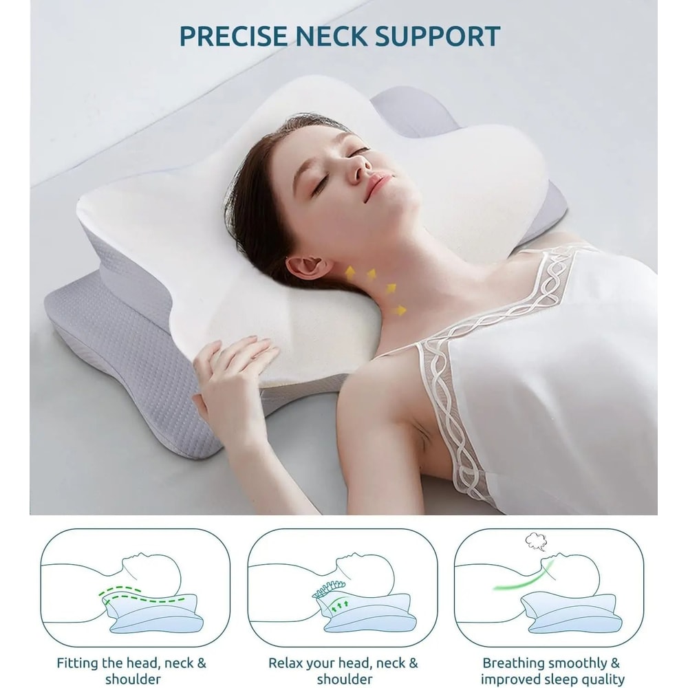 Ergonomic Memory Foam Orthopedic Cervical Pillow 2