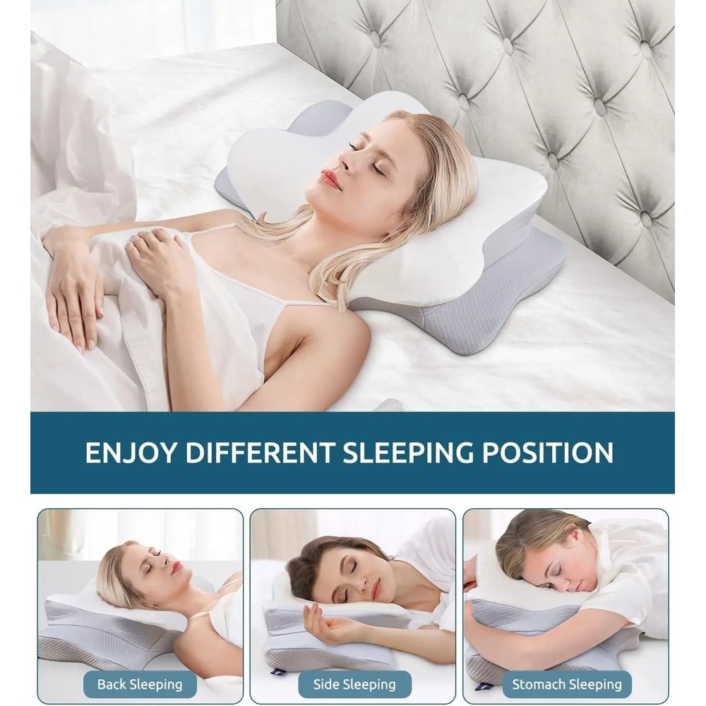 Ergonomic Memory Foam Orthopedic Cervical Pillow 3