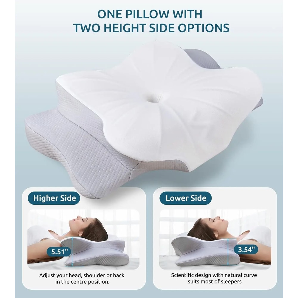 Ergonomic Memory Foam Orthopedic Cervical Pillow 4