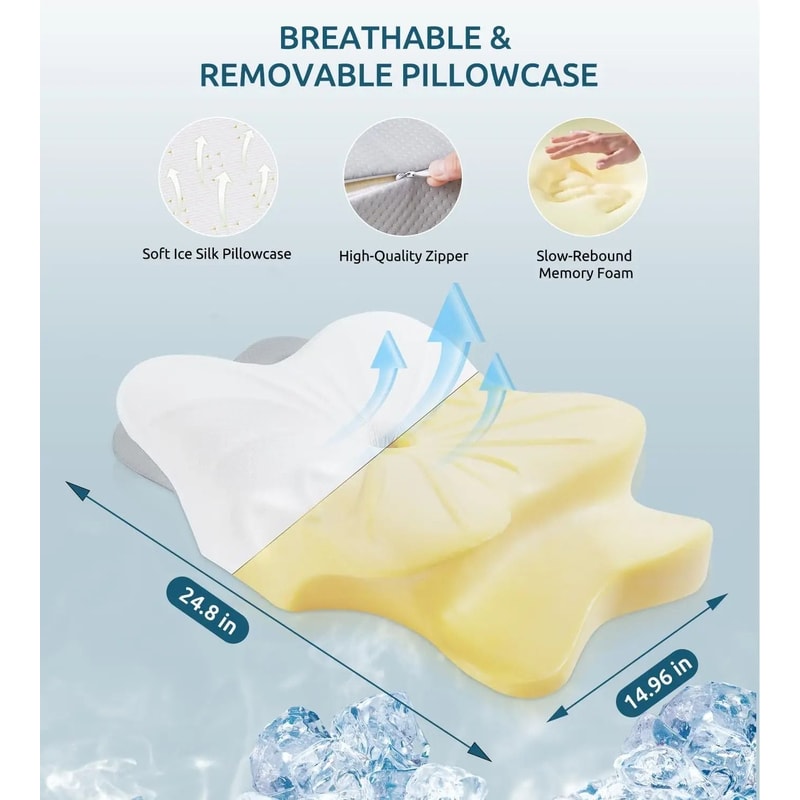 Ergonomic Memory Foam Orthopedic Cervical Pillow 5