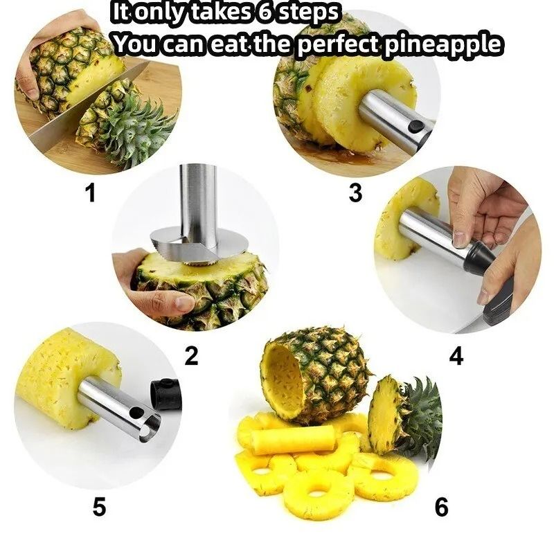 Stainless Steel Pineapple Slicer Peeler 4
