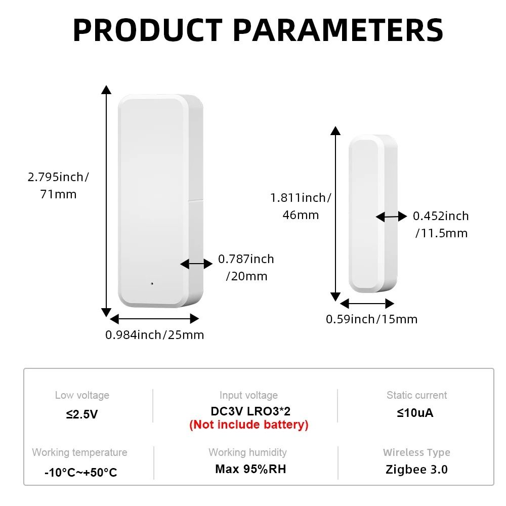 ZigBee Smart Door Window Sensor 4