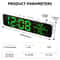 Smart WiFi Desktop Mirror Clock Sensor 5