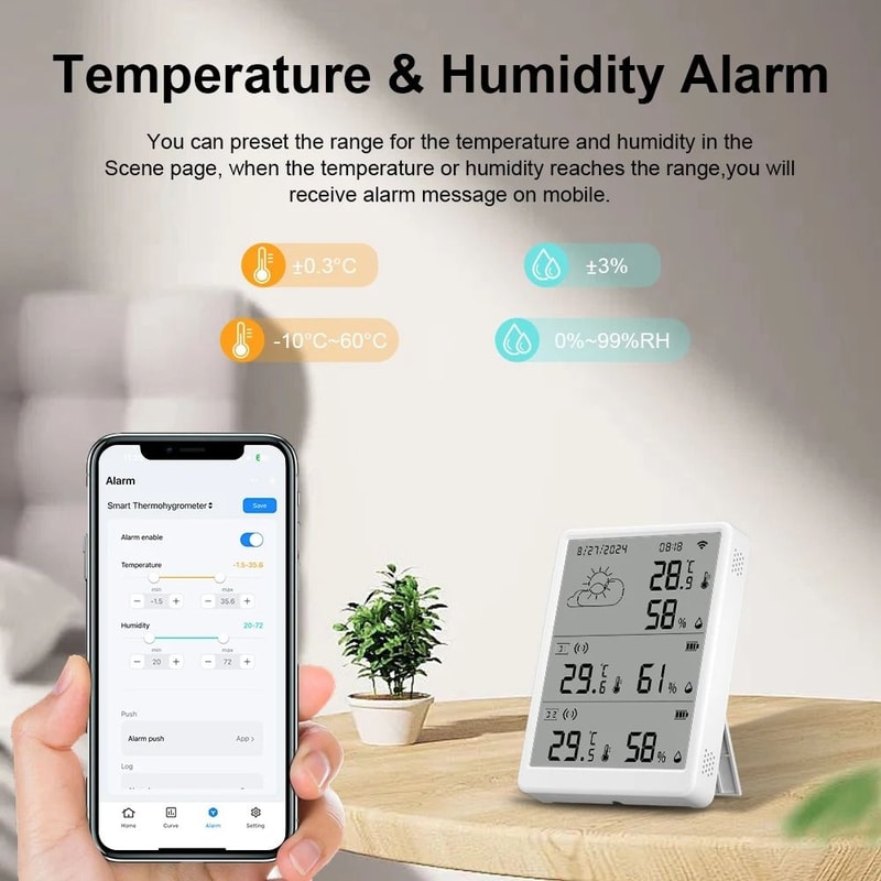 Tuya WiFi Smart Weather Station Kit 4