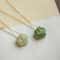 Jade Plum Blossom Pendant Necklace 3