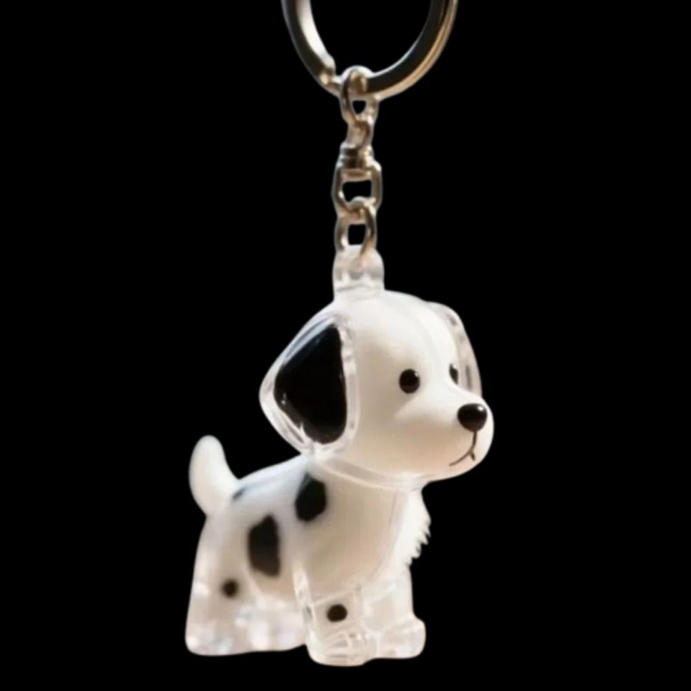 Cartoon Puppy Hair Keepsake Keychain 12