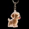 Cartoon Puppy Hair Keepsake Keychain 13