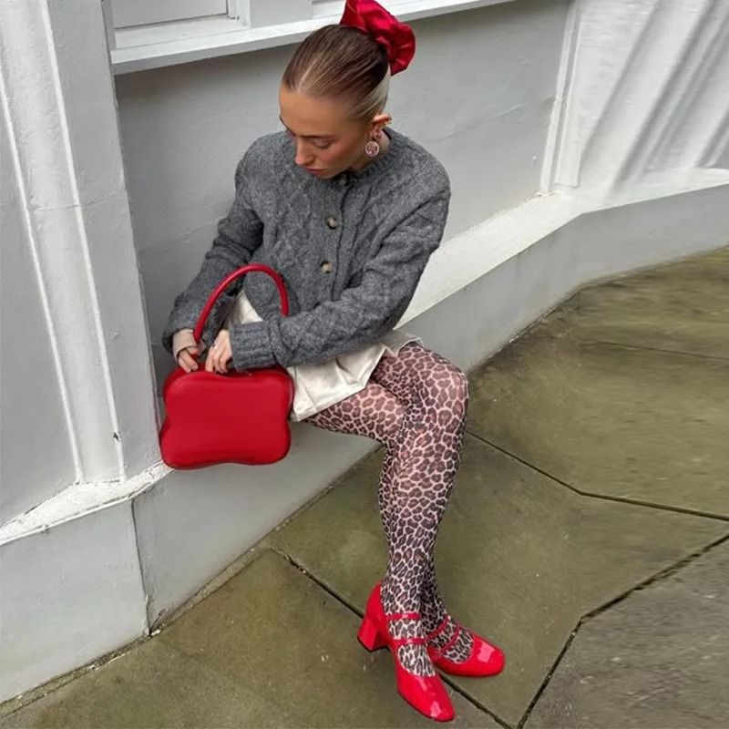 Leopard Print Fashion Tights 3