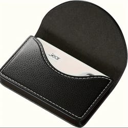 pu leather business card holder