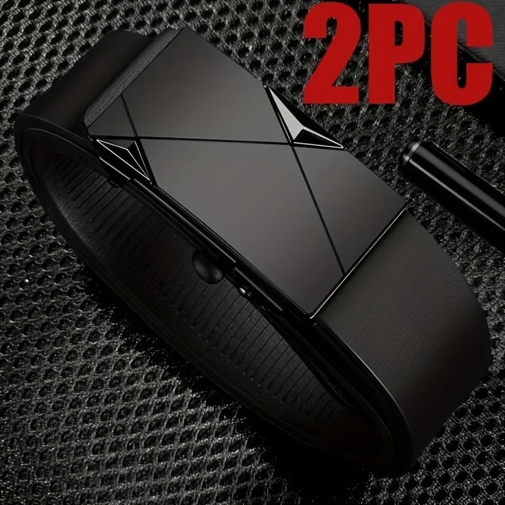 Mens Belt Duo Versatile Business Casual Essential Set 5