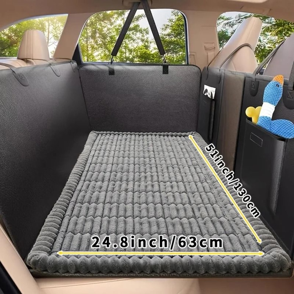 Universal HardBottom Dog Car Protector HeavyDuty AntiSlip AntiBite Travel Mat 9