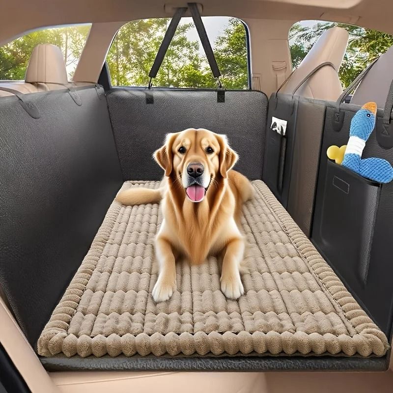 Universal HardBottom Dog Car Protector HeavyDuty AntiSlip AntiBite Travel Mat 4
