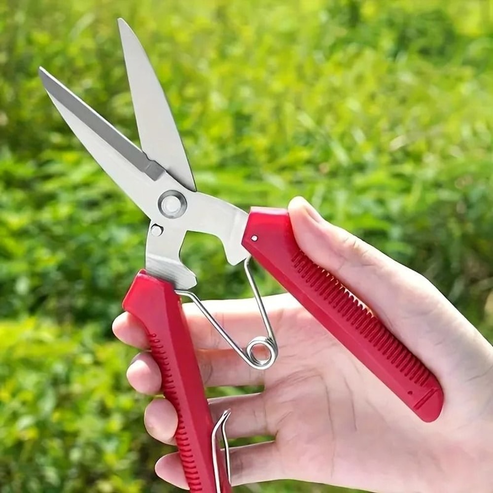 Stainless Steel MultiPurpose Scissors Ergonomic Garden Industrial Shears 2