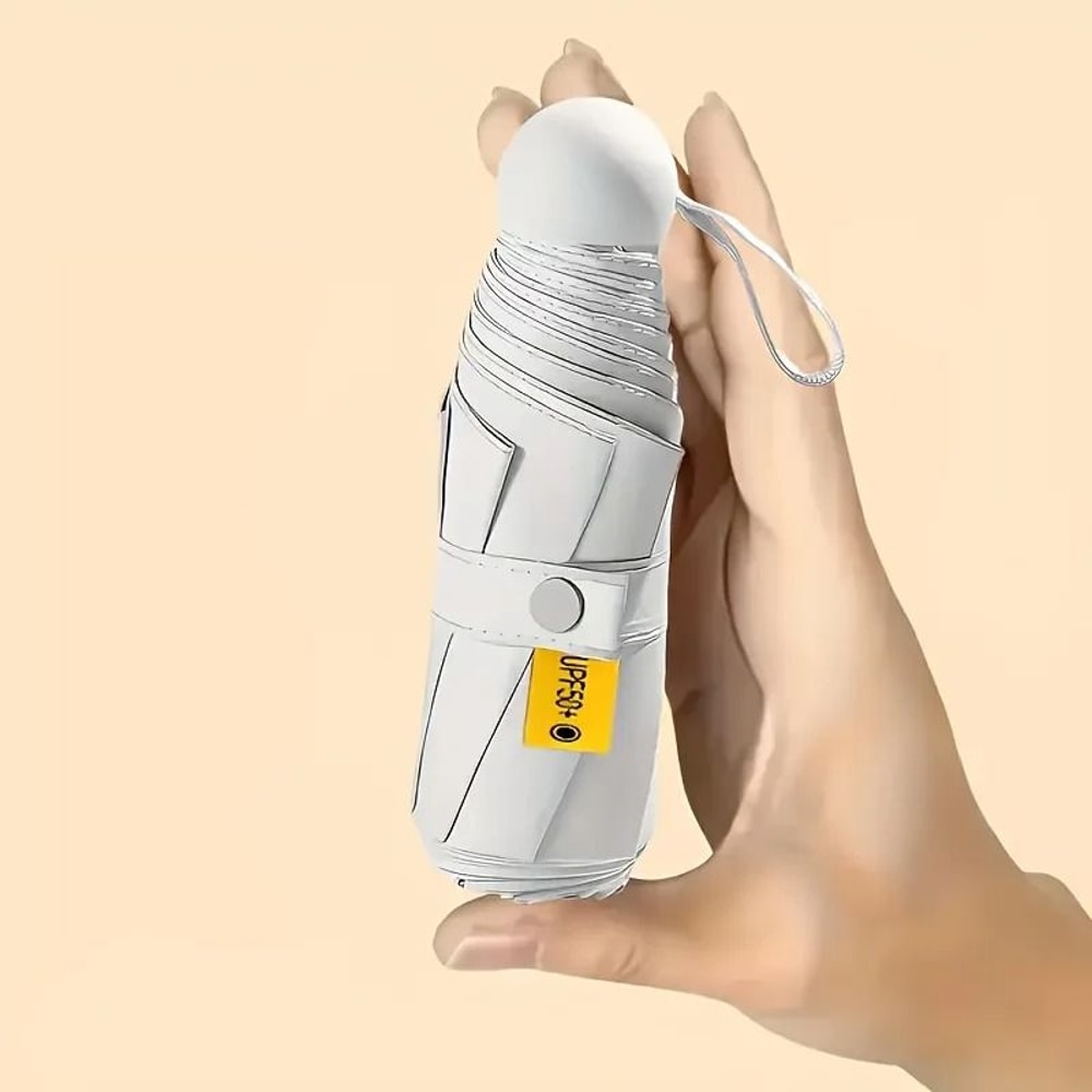 Compact Capsule Umbrella Ultimate UV Protection Portable Travel Essential 3