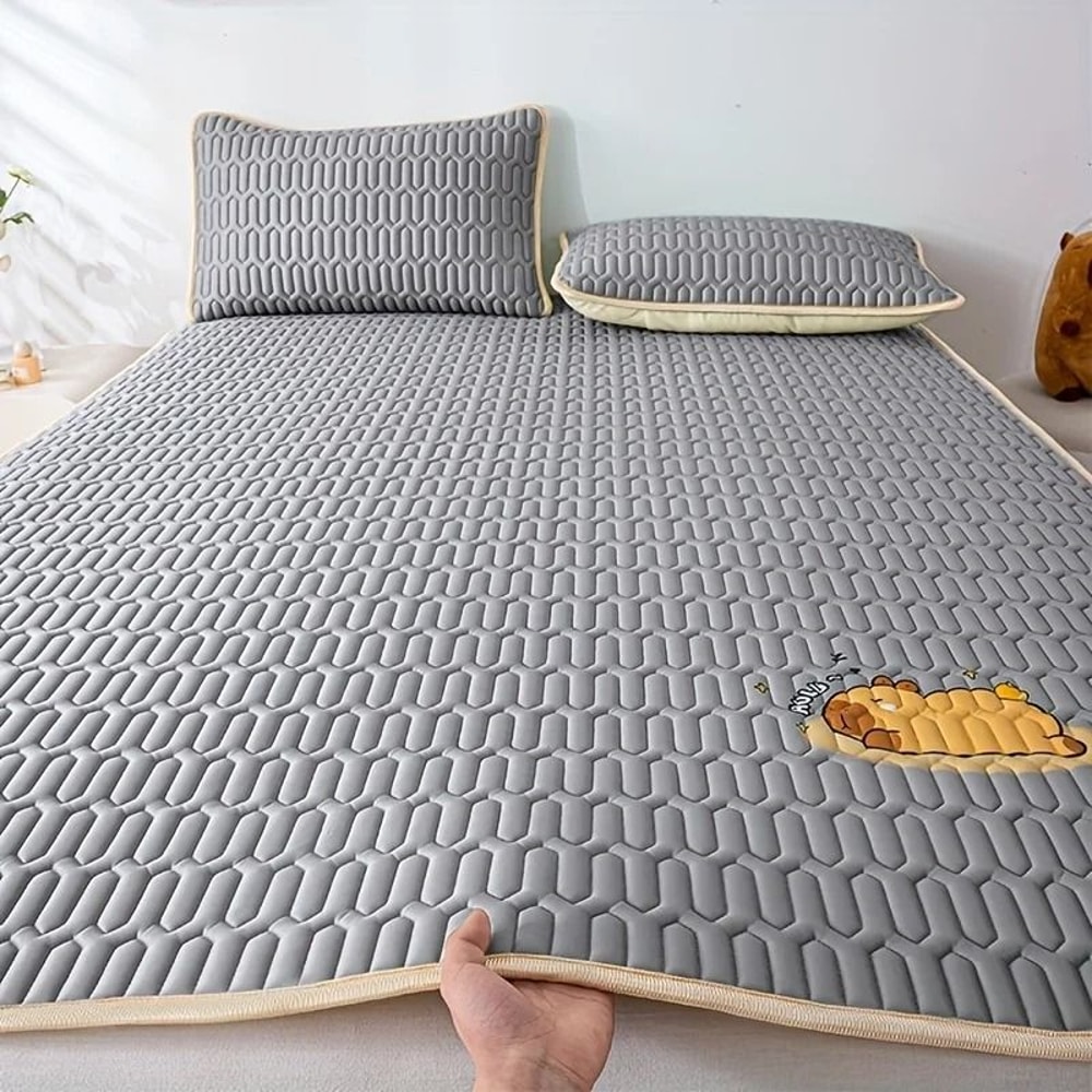 UltraSoft Cooling Mattress Pad Breathable Hypoallergenic Bed Topper With Charming Designs 3