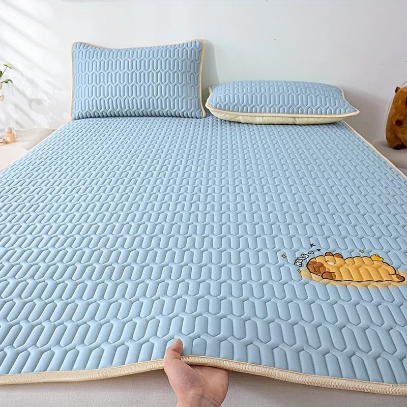 UltraSoft Cooling Mattress Pad Breathable Hypoallergenic Bed Topper With Charming Designs 7