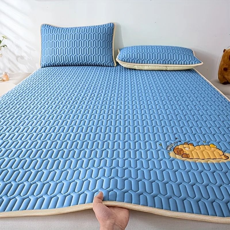 UltraSoft Cooling Mattress Pad Breathable Hypoallergenic Bed Topper With Charming Designs 8