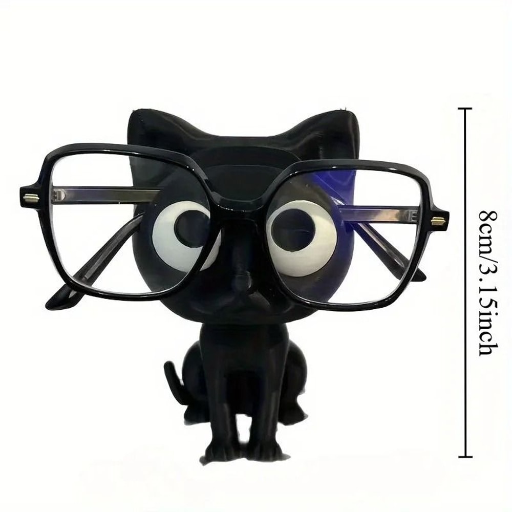 3D Printed Cat Glasses Holder Charming Desktop Organizer Unique Home Decor Accent 1