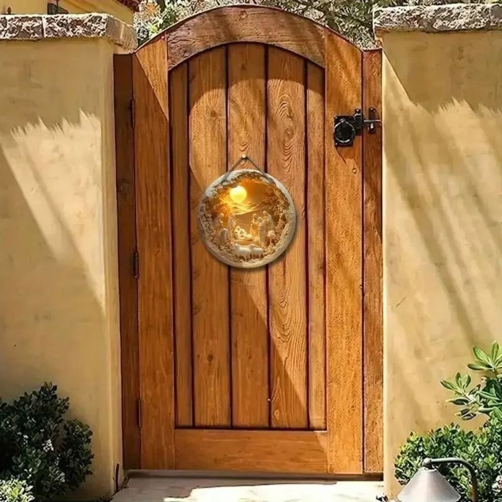 Rustic Farmhouse Religious Holiday Table Decor 5