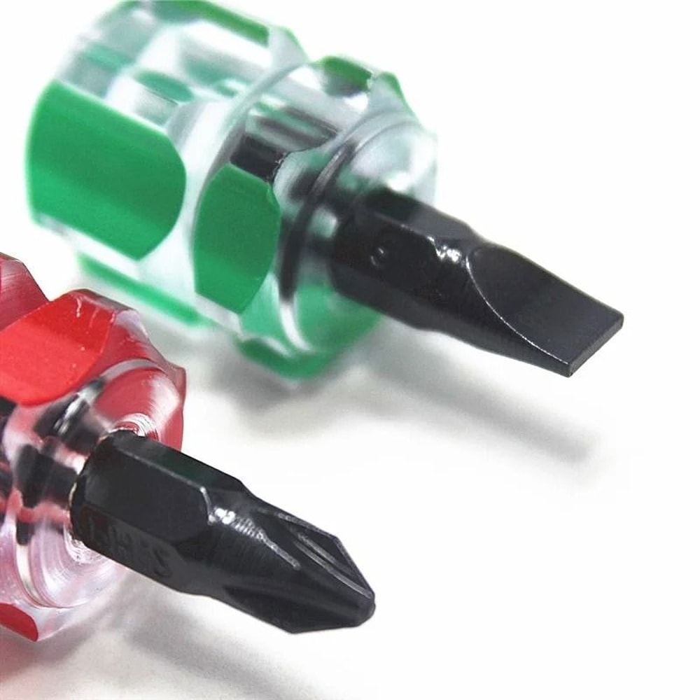 Compact DualHead Mini Screwdriver For Tight Spaces 0