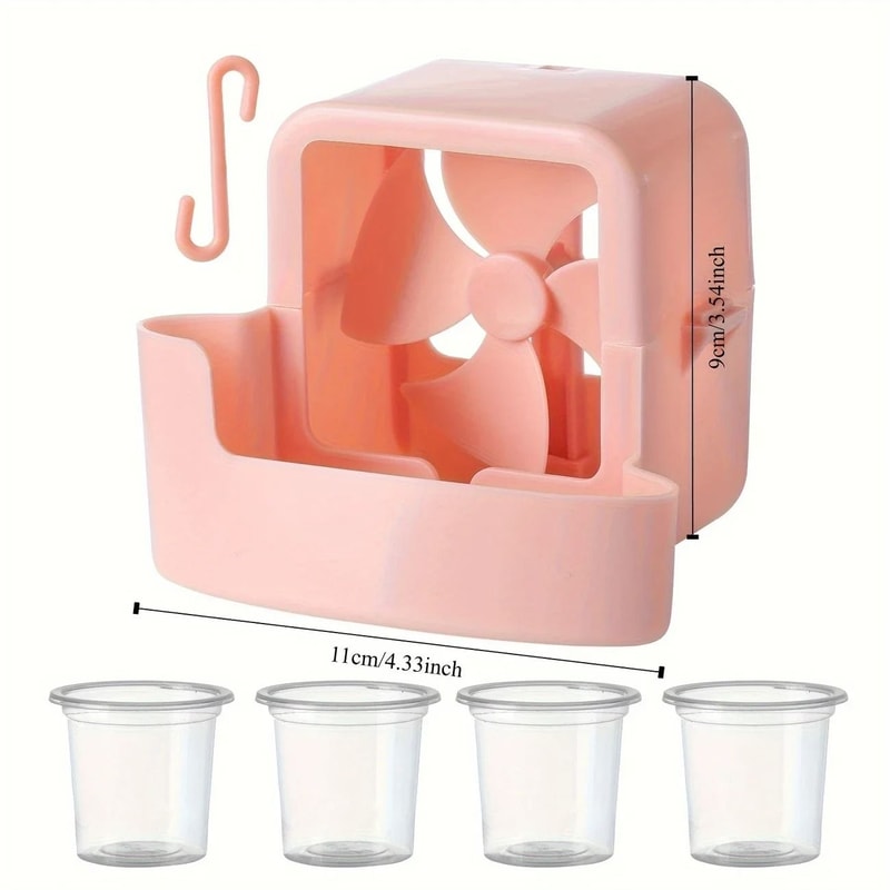 Fan Cooling Kit With Reusable Ice Containers For Fast Summer Relief 3