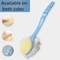 DualPurpose LongHandled Bath Brush With Soft Bristles Integrated Bath Flower 6
