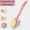 DualPurpose LongHandled Bath Brush With Soft Bristles Integrated Bath Flower 8