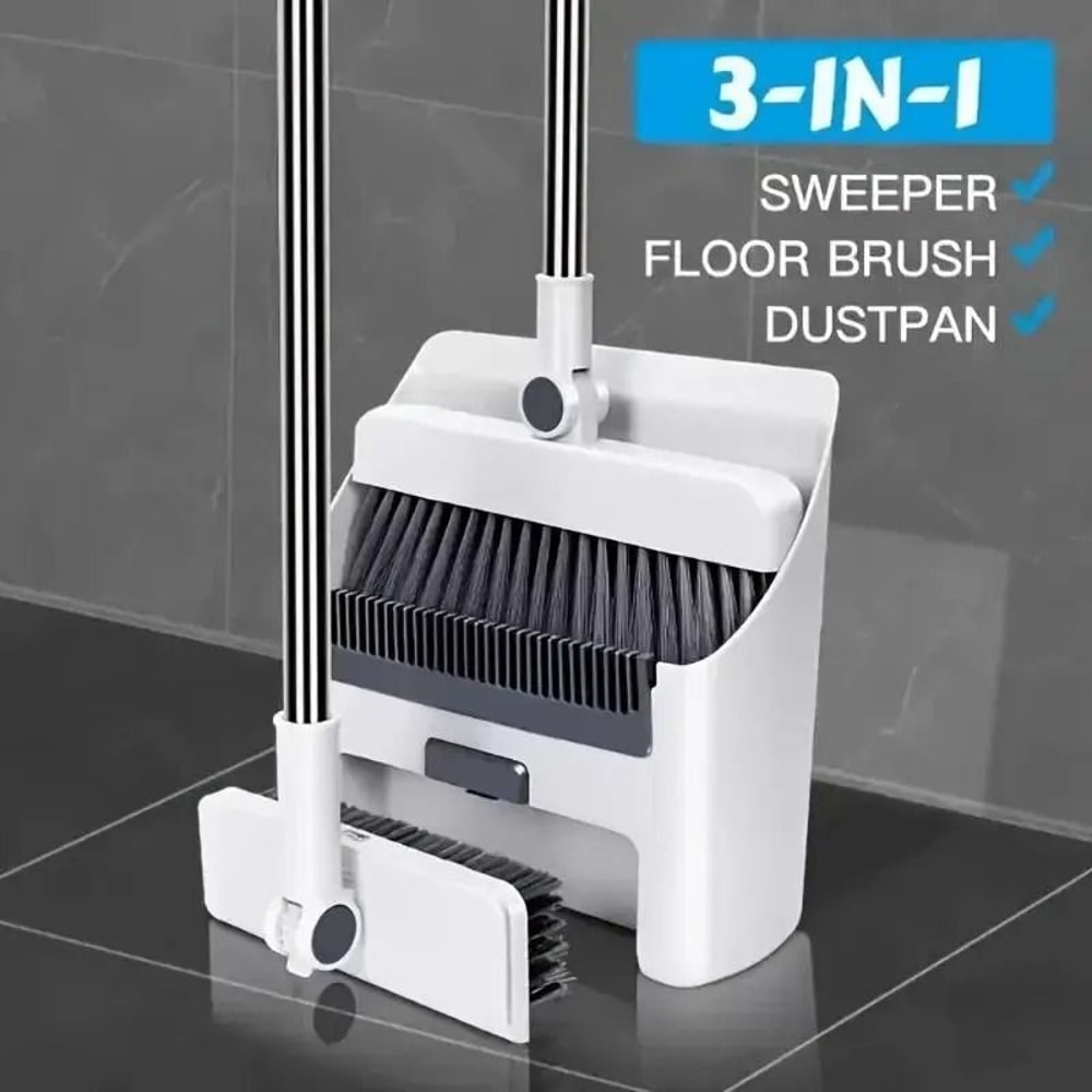 3in1 Folding Broom And Dustpan Set For MultiSurface Cleaning 6