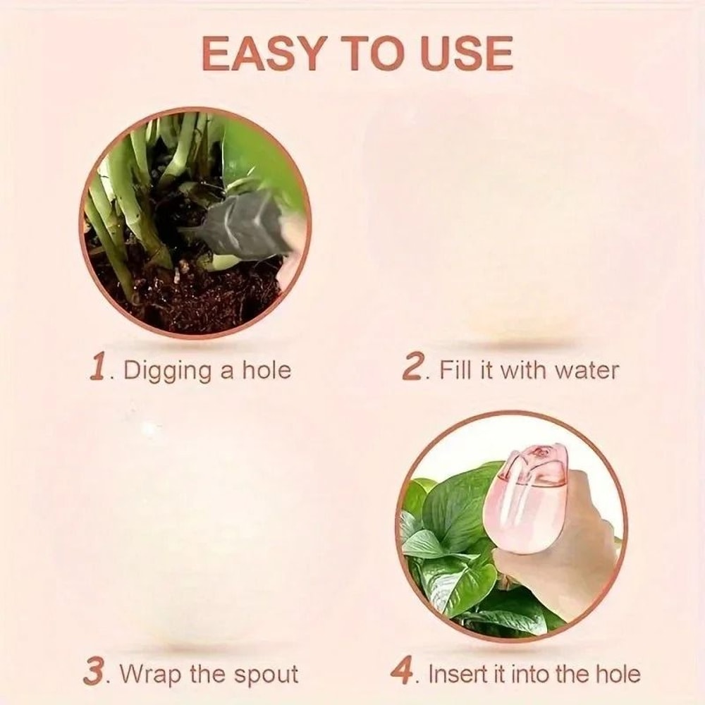 Tulip Watering Globes For Plants Automatic SelfWatering System For Indoor Outdoor Use 5