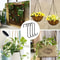 4 HeavyDuty Black Fence Hooks For Hanging Plants Bird Feeders Lanterns IndoorOutdoor Use 5