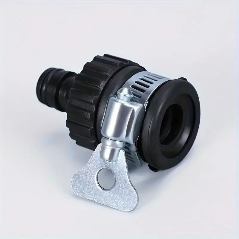 Universal HighPressure Hose Connector With Builtin Water Filter Fits EUUS Threads 6