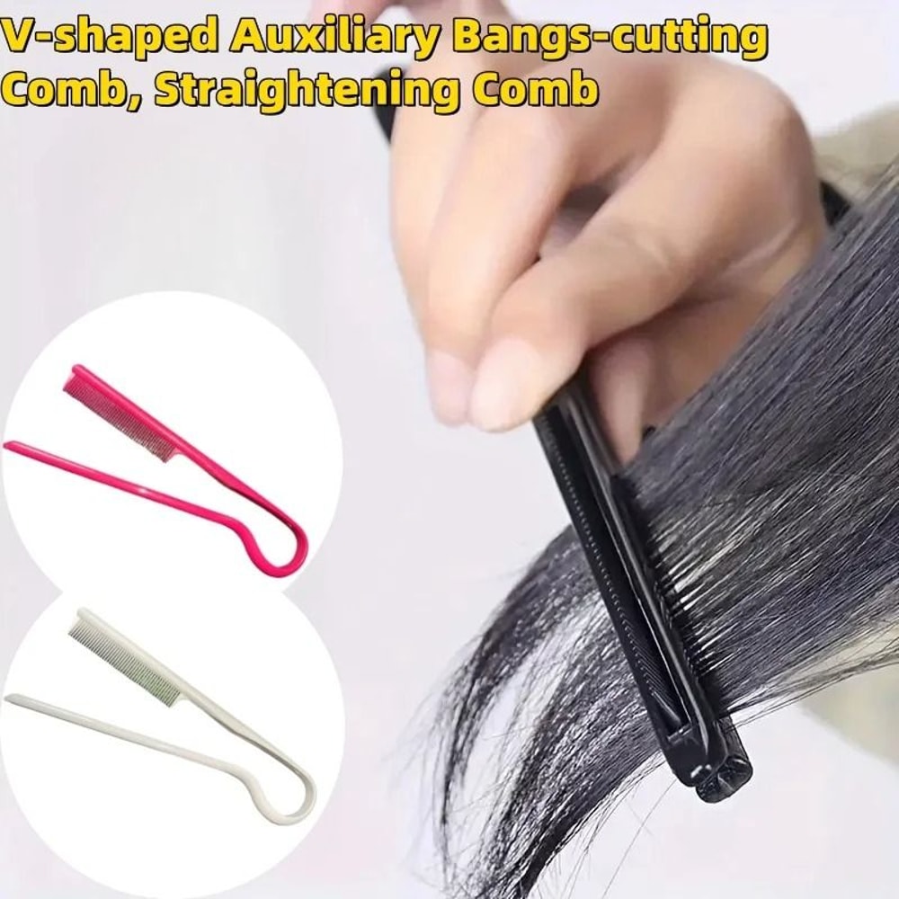 VShape Hair Styling Comb Straightening Splint Comb The Ultimate Hair Tool For A Sleek Look 0