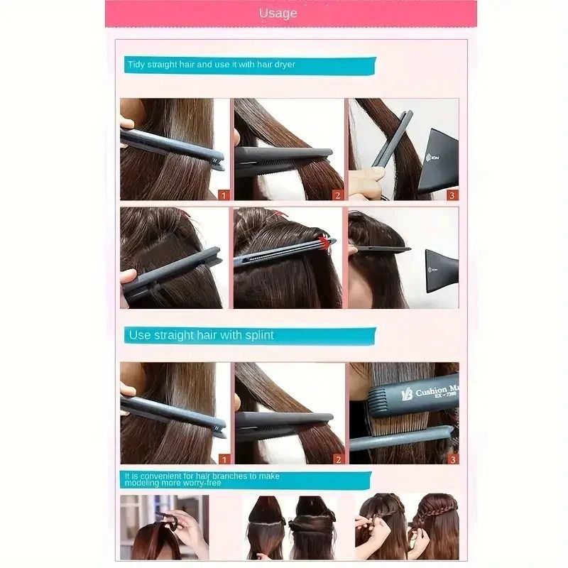 VShape Hair Styling Comb Straightening Splint Comb The Ultimate Hair Tool For A Sleek Look 3