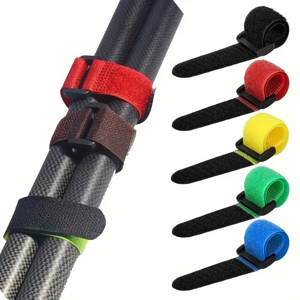Fishing Pole Secure Lock Strap Adjustable Rod Holder And Protective Wrap Band 2