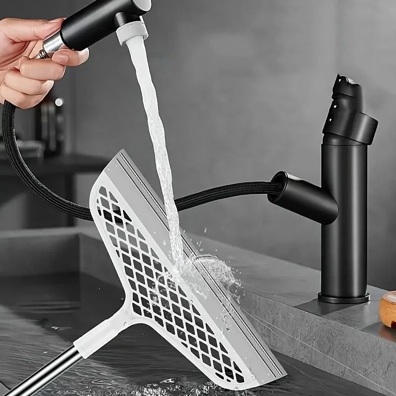 Magic Broom With Detachable Head And DoubleSided Silicone Scraper 4