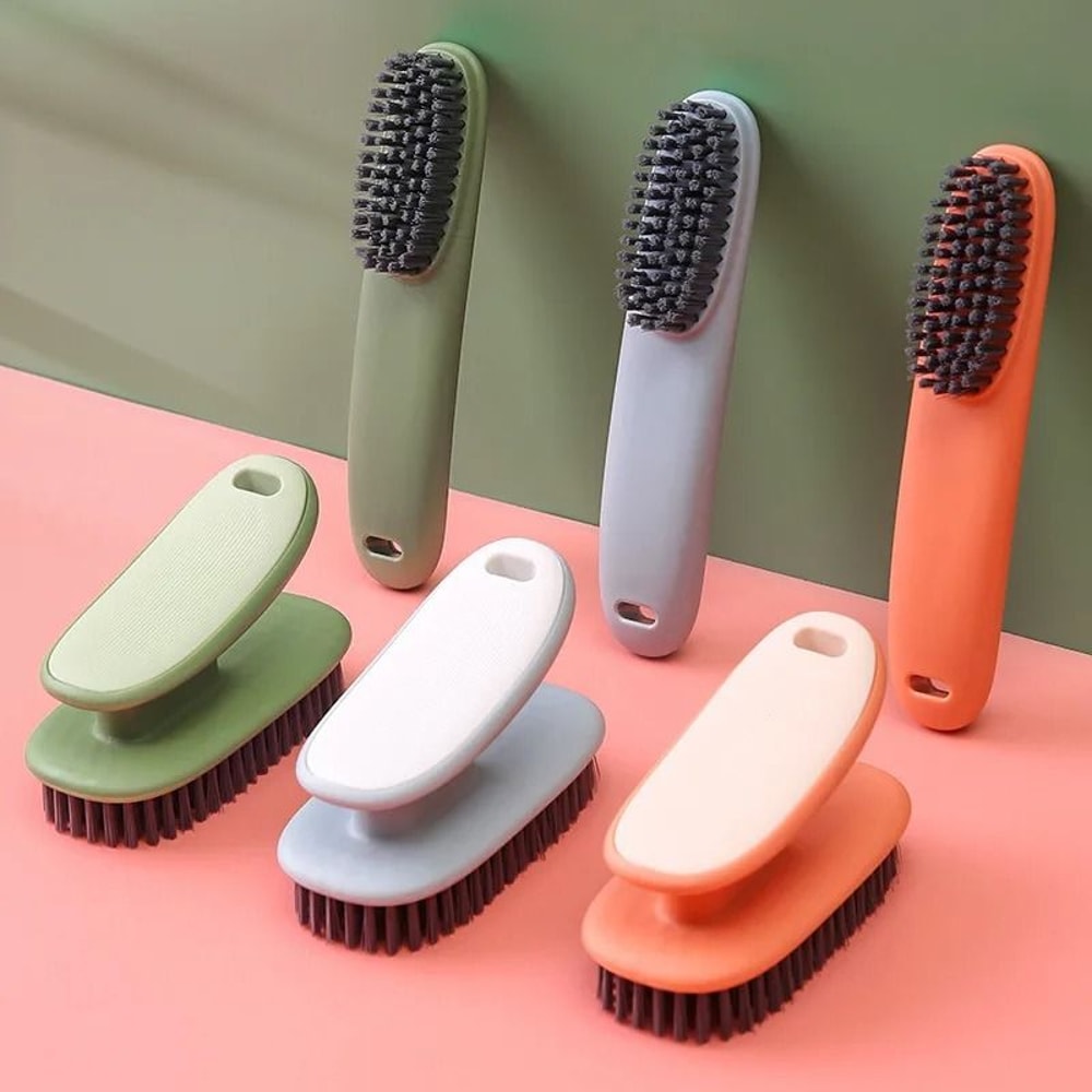 Multifunctional LongHandled Laundry Brush Soft Bristle Cleaning For Delicate Fabrics 2