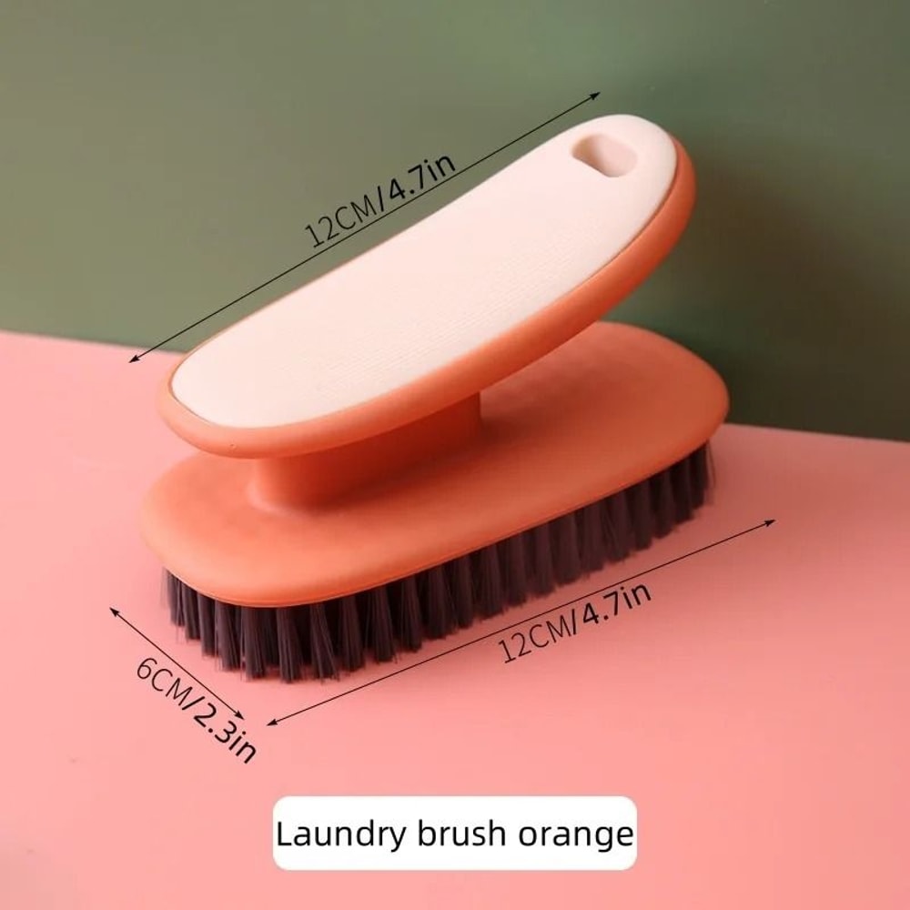 Multifunctional LongHandled Laundry Brush Soft Bristle Cleaning For Delicate Fabrics 7