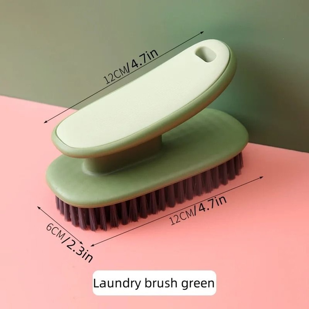 Multifunctional LongHandled Laundry Brush Soft Bristle Cleaning For Delicate Fabrics 8