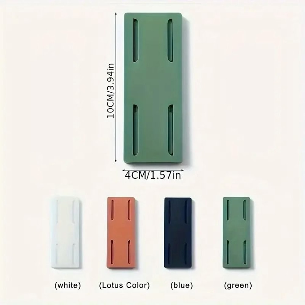 5 Pairs UltraStrong Adhesive Power Strip Holder NoDrill Wall Mount For Home Office 2