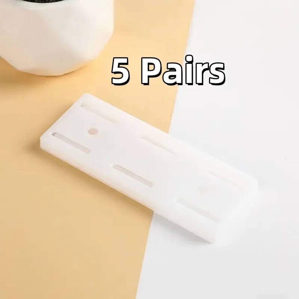 5 Pairs UltraStrong Adhesive Power Strip Holder NoDrill Wall Mount For Home Office 6