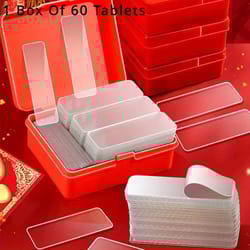 120 pieces double-sided adhesive tabs – removable nano glue for handicrafts & decor