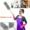 Extendable Microfiber Duster Pole Bendable Stainless Steel Brush For HighReach Cleaning 2