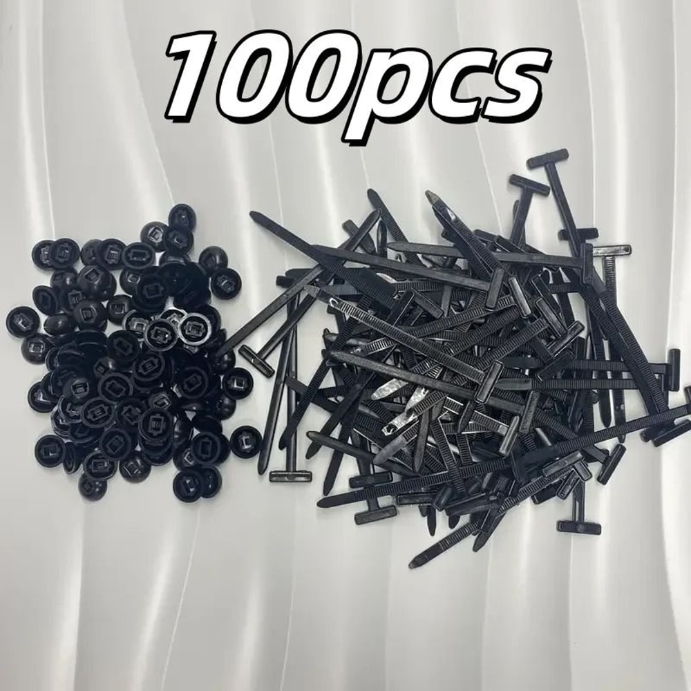 100pcs HeavyDuty SelfLocking Nylon Cable Ties HighStrength Fasteners For Home Office Industrial U