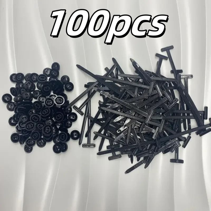 100pcs HeavyDuty SelfLocking Nylon Cable Ties HighStrength Fasteners For Home Office Industrial U