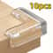 10pcs Transparent Silicone Corner Protector Set Safe Edge Guards For Furniture Home Safety 0