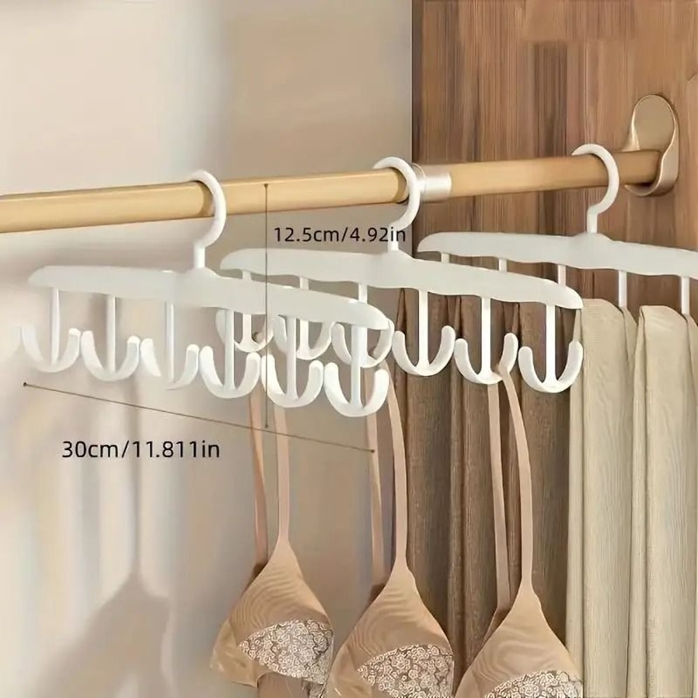 12Hook Rotating Hanger SpaceSaving Closet Organizer For Accessories Underwea 2