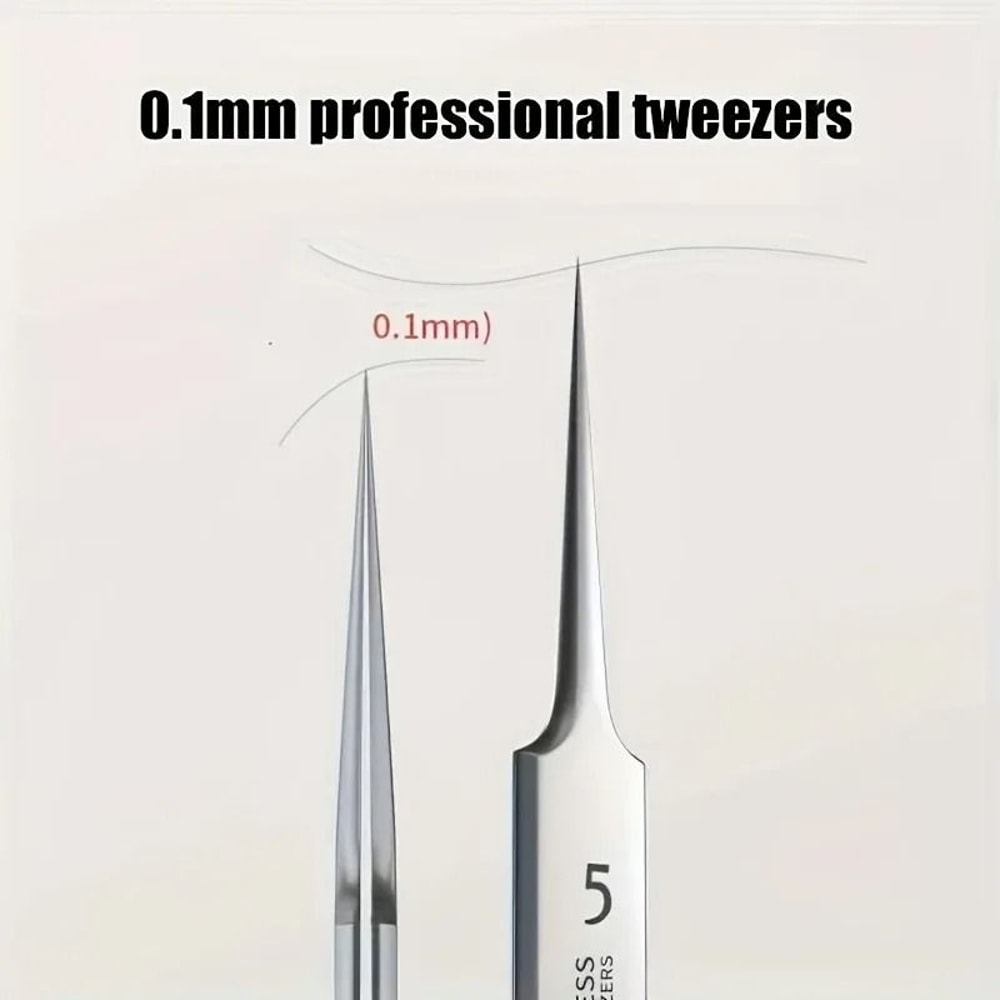 Stainless Steel Tweezers For Powerful Blackhead Removal Professional Skincare Tool 4